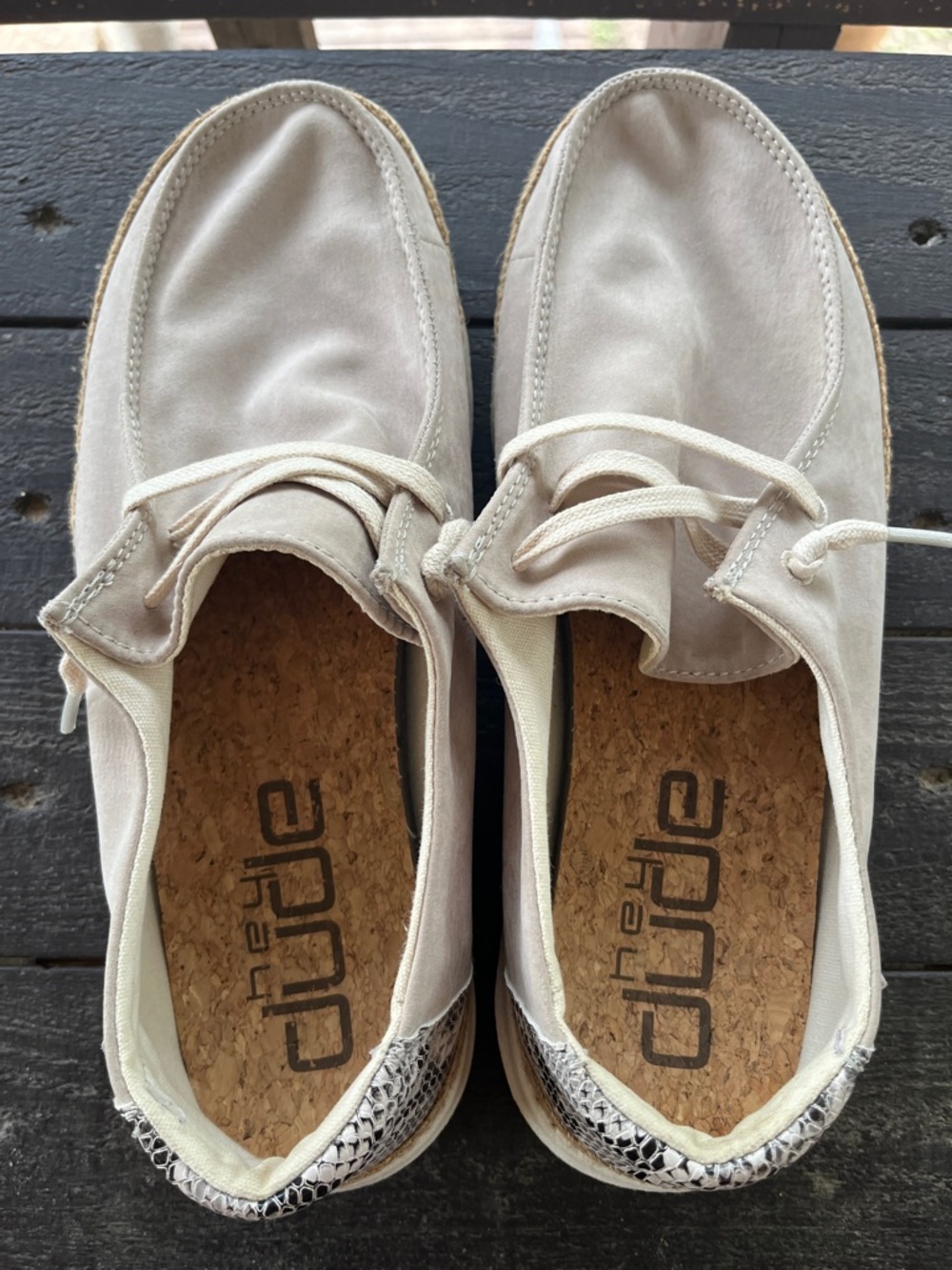 Hey Dude Women's Light Taupe Wally Moccasins